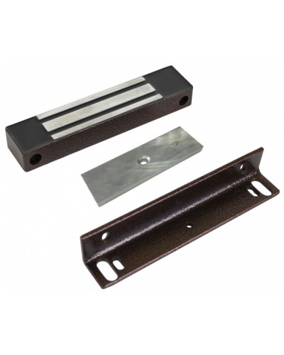 Замок электромагнитный AccordTec ML-180KB с уголком (коричневый) в Нефтеюганске Электромагнитные замки Pintop.ru