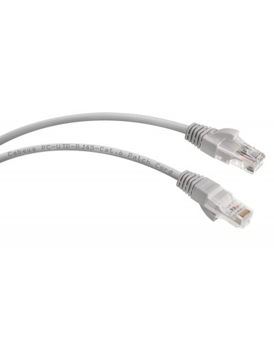 Шнур коммутационный 2xRJ-45/8P8C U/UTP кат.6 (0,5 м) Cabeus PC-UTP-RJ45-Cat.6-0.5m в Нефтеюганске Патчкорды (медные) Pintop.ru