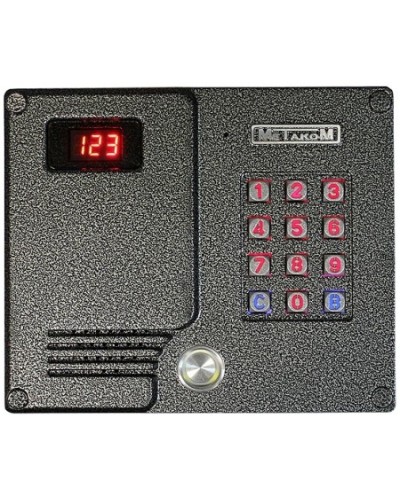 Многоабонентный антивандальный блок вызова Метаком МК2007-ТМЕ в Нефтеюганске Блоки вызова многоабонентные Pintop.ru