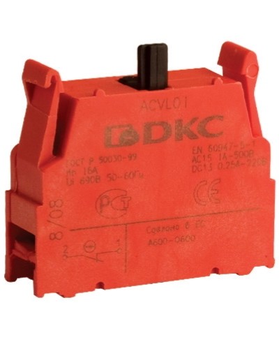 Блок контактный с клеммными зажимами (нормально-замкнутый) DKC ACVL01 в Нефтеюганске Клеммные колодки Pintop.ru
