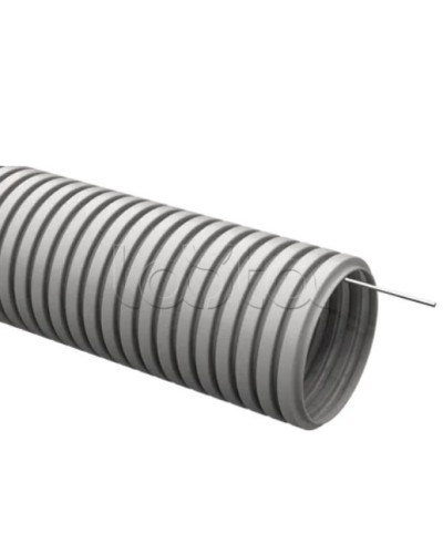 Труба гофр. ПВХ d=20 с зондом (100м) GENERICA IEK (CTG20-20-K41-100-G) в Нефтеюганске Труба гофрированная Pintop.ru