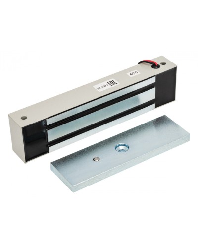 Электромагнитный влагозащищенный замок AccordTec ML-400K-2 с уголком (серый) в Нефтеюганске Электромагнитные замки Pintop.ru