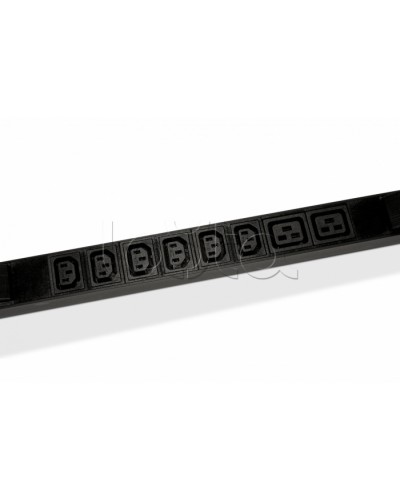 Блок розеток горизонтальный черн Hyperline (SHE19-4IEC-6BIEC-AIEC) в Нефтеюганске Блоки розеток Pintop.ru