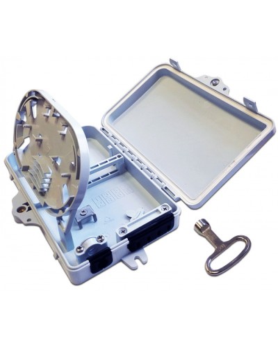 Бокс распределительный настенный на 6 волокон, наружной установки LANMASTER LAN-FDB-FTTH06/OUT в Нефтеюганске Кросс оптический Pintop.ru