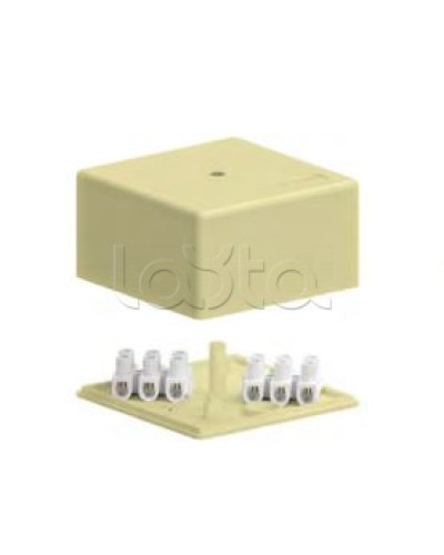 SD4 Коробка распределительная для о/п, 140x75x40мм без галогена (белый) Экопласт (72933HF) в Нефтеюганске Распределительные коробки Pintop.ru