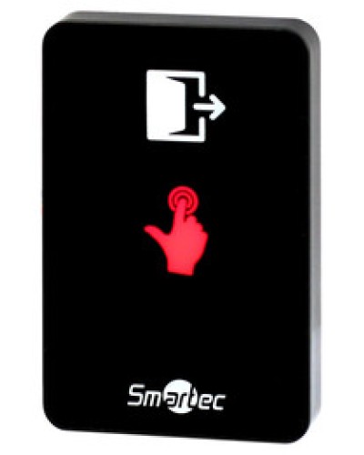 Сенсорная кнопка выхода накладная Smartec ST-EX410L-BK в Нефтеюганске Кнопки выхода Pintop.ru