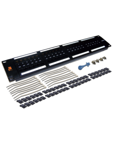 Патч-панель 19, 48 портов RJ-45, категория 6, UTP, 2U LANMASTER LAN-PPL48U6 в Нефтеюганске Патч панель Pintop.ru