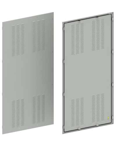 FORMAT Панель задняя вентилируемая 2000х1000мм IEK (FO-00-PBV-200-100) в Нефтеюганске Аксессуары для стоек и шкафов Pintop.ru
