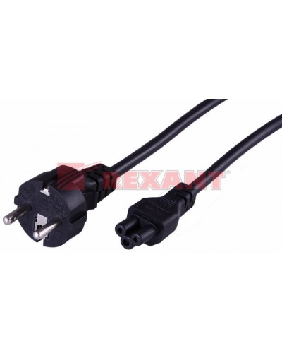 Шнур сетевой Евро 3х0.75мм² 1.8М (PVC) (с заземлением) (ноутбук) (10шт/уп) REXANT 11-1151 в Нефтеюганске Патч-корды и пигтейлы Pintop.ru