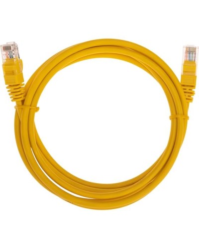 Патч-корд U/UTP, CAT 5e, RJ45-RJ45, 26AWG, LSZH, желтый, 2м REXANT 02-0105-2 в Нефтеюганске Патчкорды (медные) Pintop.ru