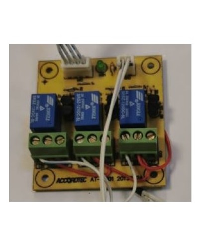 Универсальная релейная плата на 3 выхода AccordTec AT-RM01 в Нефтеюганске Дополнительное оборудование для СКУД Pintop.ru