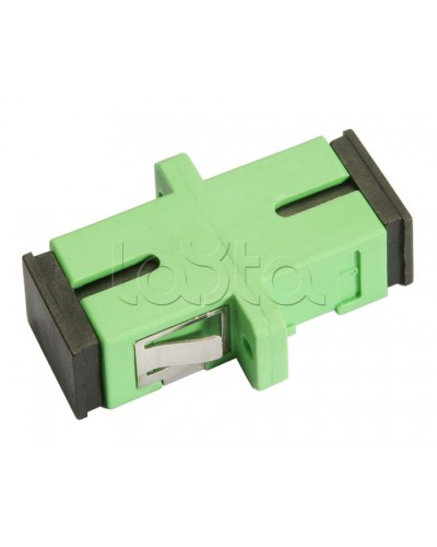 Соединитель проходной SC/APC-SC/APC, SM(для одномодового кабеля), simplex Cabeus SC/APC-SM в Нефтеюганске Проходные адаптеры и розетки оптические Pintop.ru