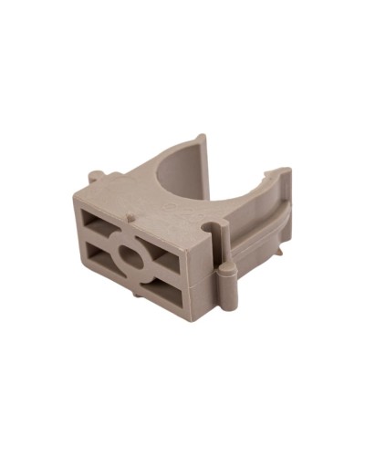 Крепёж-клипса для труб ø20 мм, серая (100 шт/уп)Rexant (28-0120-2) в Нефтеюганске Держатели, клипсы, скобы Pintop.ru