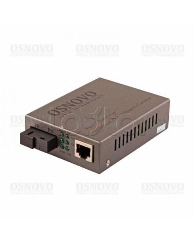 Медиаконвертер Fast Ethernet OSNOVO OMC-100-11S5b в Нефтеюганске Медиаконвертеры Pintop.ru
