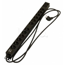 Блок розеток Hyperline SHE-12SH-2IEC-2.5EU