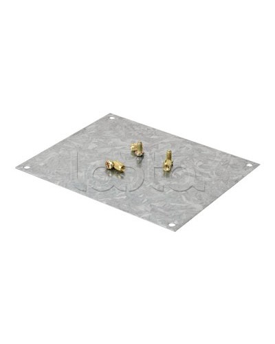 Монтажная пластина из оцинк. стали 133х109 мм, для коробок 154х129 мм DKC (653012) в Нефтеюганске Распределительные коробки Pintop.ru