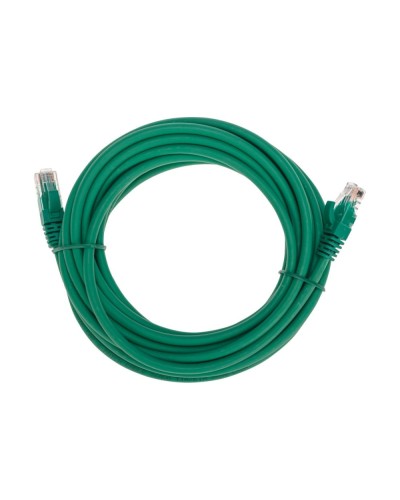Патч-корд U/UTP, CAT 6, RJ45-RJ45, 26AWG, LSZH, зеленый, 5м REXANT 02-0296-5 в Нефтеюганске Патчкорды (медные) Pintop.ru