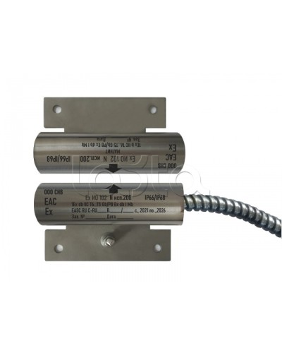 Извещатель охранный точечный магнитоконтактный взрывозащищённый Магнито-контакт Ех ИО102 N исп.200 вывод с магнитом М-100 1Ex d IIC T6 Gb / РB Ex d I Mb в Нефтеюганске Извещатели охранные (Ex) Pintop.ru