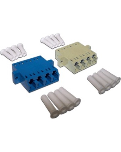 Адаптер оптический LC, OM3 корпус SC, квадро LANMASTER LAN-4LC/S-AM-OM3 в Нефтеюганске Коннекторы Pintop.ru