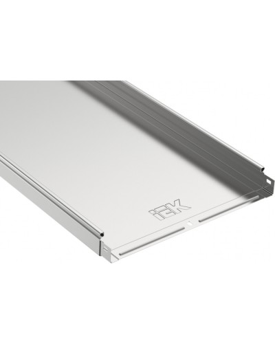 ESCA Лоток неперфорированный 50х400х3000-1,2 IEK (CLN10-050-400-120-3) в Нефтеюганске Аксессуары для лотков Pintop.ru