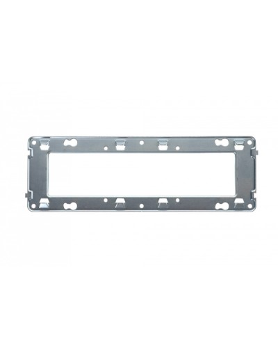 Универсальный суппорт для горизонтальных рамок 6 и 8 модулей французский стандарт Eurolan (16S-00-18WT) в Нефтеюганске Комбинированные настенные розетки Pintop.ru