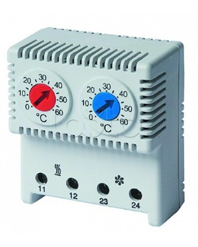 Термостат сдвоенный DKC (R5THRV13) в Нефтеюганске Аксессуары для стоек и шкафов Pintop.ru