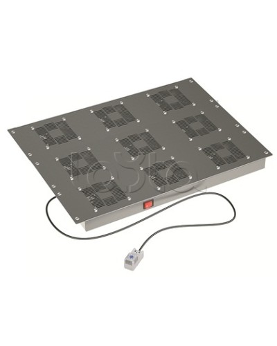 Потолочный вентиляторный модуль, с термостатом 9 вент. для крыши Ш=800мм DKC R5VSIT8009FT в Нефтеюганске Вентиляторные модули Pintop.ru