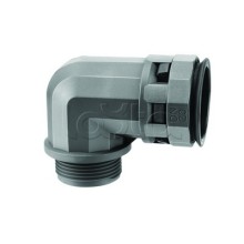 Муфта 90 грд. труба-коробка DN 36 мм, М40х1,5, полиамид, цвет черный DKC PAN36M40N