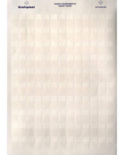 Табличка маркировочная 20х10мм. Полиэстер. Белая DKC (SITFP1020W) в Нефтеюганске Аксессуары для лотков Pintop.ru