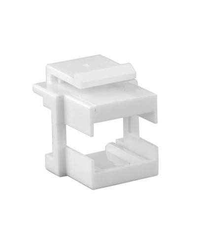 Вставка формата Keystone Jack, для проходного адаптера SC или dLC Hyperline (KJ1-SC/DLC-WH) в Нефтеюганске Модули Keystone Pintop.ru