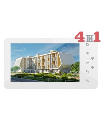 Монитор цветного видеодомофона Tantos Prime HD (White) VZ в Нефтеюганске Абонентские видеоустройства Pintop.ru