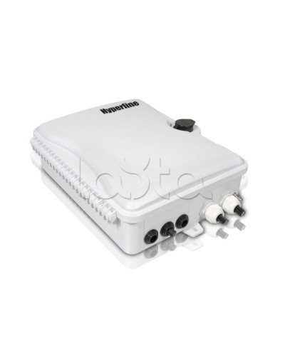 Бокс оптический настенный Hyperline FO-WBI-16A-GY в Нефтеюганске Кросс оптический Pintop.ru