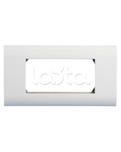 Панель лицевая 80x148, для 4х модулей 45x22.5 Hyperline FP-2M45-1-WH в Нефтеюганске Аксессуары для кабель-канала Pintop.ru