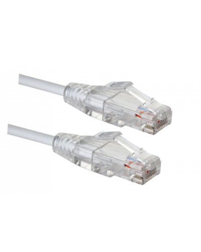 Коммутационный шнур категории 5e SLIM LINE, U/UTP, LSZH, T568B, 5 м, белый Eurolan (21S-U5-05WT) в Нефтеюганске Патчкорды (медные) Pintop.ru