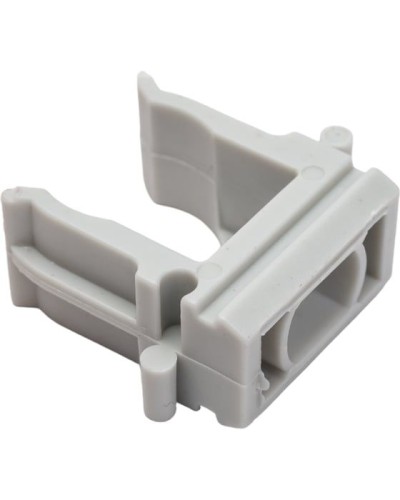 Крепёж-клипса для труб ø16 мм, серая (100 шт/уп)Rexant (28-0116-2) в Нефтеюганске Держатели, клипсы, скобы Pintop.ru