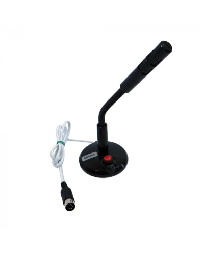 Микрофон диспетчера (разъем 5 вилка) Кристалл СДК-34.5(S/RS) в Нефтеюганске Дополнительное оборудование для ОПС Pintop.ru