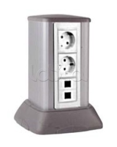 Миниколонна алюминиевая, 0.25 м DKC 19522 в Нефтеюганске Аксессуары для кабель-канала Pintop.ru