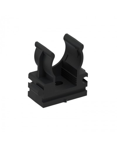 CFQ16 Держатель (клипса) для труб, для монтажного пистолета D16мм, цвет чёрный (50шт) Экопласт (41516BL) в Нефтеюганске Держатели, клипсы, скобы Pintop.ru
