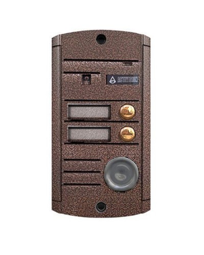 Видеопанель вызывная накладная цветная на 2 абонента с TM-считывателем Activision AVP-452 ТМ (PAL, медь) в Нефтеюганске Вызывные видеопанели малоабонентные Pintop.ru