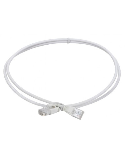 ITK Коммутационный шнур кат.5E UTP LSZH 1,5м slim язычок бел (PC08-C5EUL-1M5-SL-WT) в Нефтеюганске Патч-корды и пигтейлы Pintop.ru