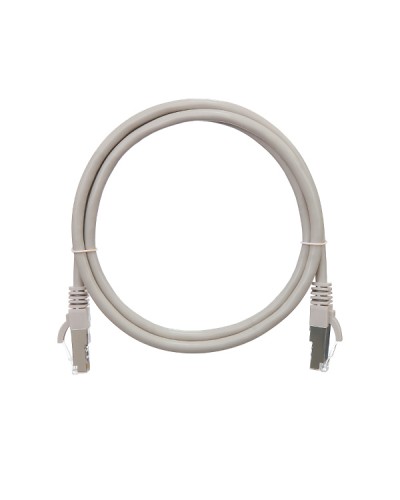Шнур коммутационный 2хRJ45/8P8C F/UTP кат.5е (1 м) NIKOMAX (NMC-PC4SD55B-010-GY) в Нефтеюганске Патчкорды (медные) Pintop.ru