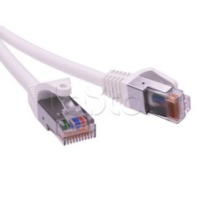 Патч-корд экранированный CAT5E F/UTP 4х2, LSZH, белый, 3м DKC RN5EFU4530WH