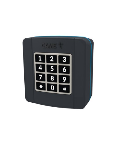 Проводная накладная кодонаборная клавиатура Came 806SL-0280 - SELT1BDG, подключаемая к шине CXN, 12 кнопок, синяя подсветка, RAL7024 в Нефтеюганске Запчасти для шлагбаумов и автоматики Pintop.ru