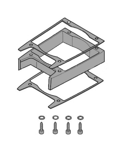 Удлинитель кожуха электродвигателя C-BXK, C-BXEK Came 119RICX043 в Нефтеюганске Запчасти для шлагбаумов и автоматики Pintop.ru