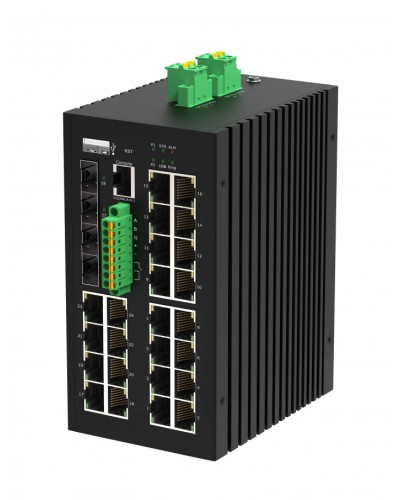 Управляемый промышленный L3 коммутатор Gigalink GL-SW-G307-24P4ST-I в Нефтеюганске Коммутаторы Pintop.ru