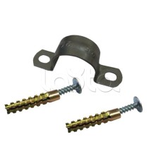 Дюбель-хомут "клоп" (двухлапковый) (25-26 мм) 100шт Гефест