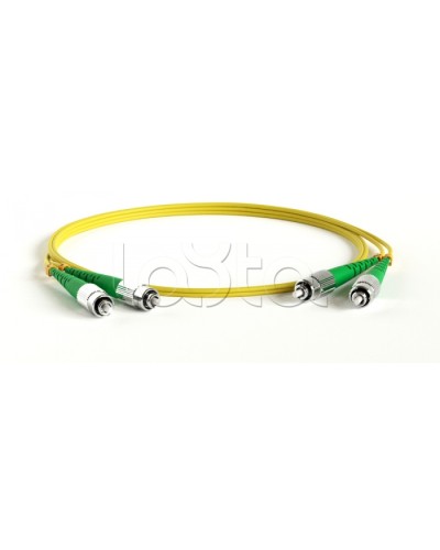 Патч-корд волоконно-оптический Hyperline FC-D2-9-FC/AR-LC/AR-H-1M-LSZH-YL в Нефтеюганске Патч-корды оптические Pintop.ru