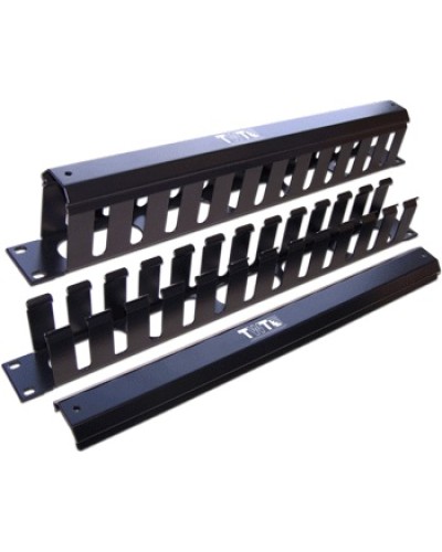 Органайзер кабельный горизонтальный 19 c крышкой, 2U TWT TWT-ORG/CV-2U в Нефтеюганске Кабельные органайзеры Pintop.ru