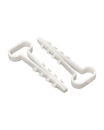 Дюбель-хомут (6х12 мм) для плоского кабеля белый (50 шт.) EKF PROxima (plc-cd-6x12w) в Нефтеюганске Крепеж: Дюбели, шурупы, саморезы Pintop.ru