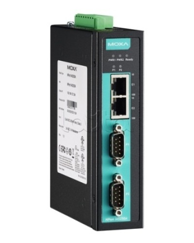 Сервер 2-портовый RS-232/422/485 в Ethernet Moxa NPort IA-5250A-IEX в Нефтеюганске Дополнительное оборудование для ОПС Pintop.ru